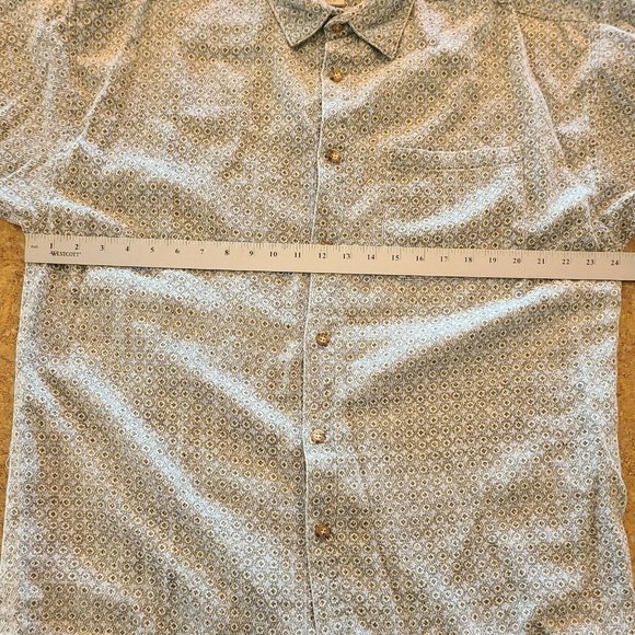 MAXX FM 90s Vintage Men's Size XL Shirt Camp Abstract Made USA Cotton Button Up - Picture 3 of 8